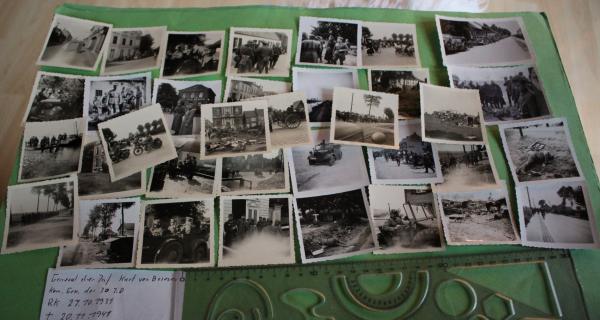 35 alte Fotos - General der Inf. Kurt von Briesen - Vormarsch Belgien