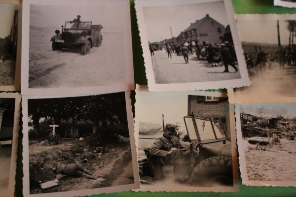 35 alte Fotos - General der Inf. Kurt von Briesen - Vormarsch Belgien