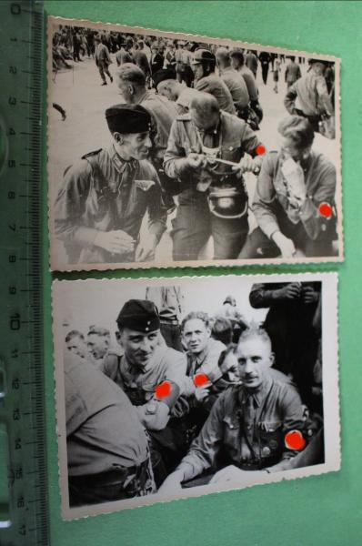zwei interessante alte Fotos - NSKK  - russische Kopien
