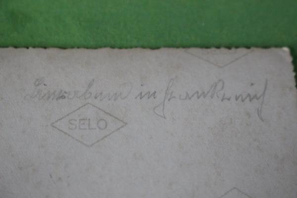 altes Foto - Feier Soldaten mit riesiger HK Fahne