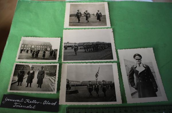 6 original Fotos Generaloberst Alfred Keller in Quakenbrück