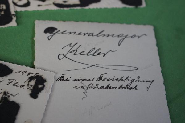 6 original Fotos Generaloberst Alfred Keller in Quakenbrück