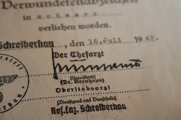 five repro certificates, various awards