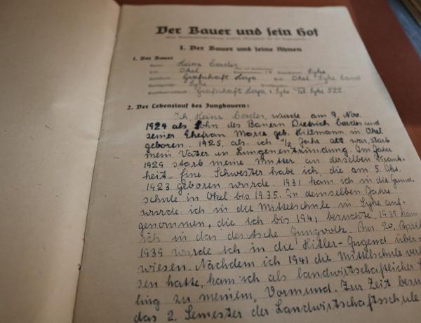 Schulheft - Der Bauer und sein Hof - Reichsnährstandsverlag GmbH - Grafschaft Hoya