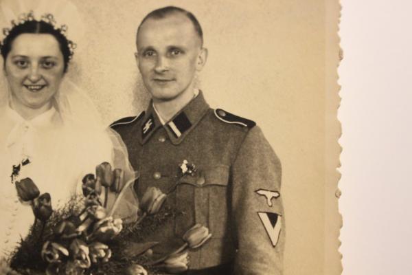 altes Hochzeitsfoto - SS Mann