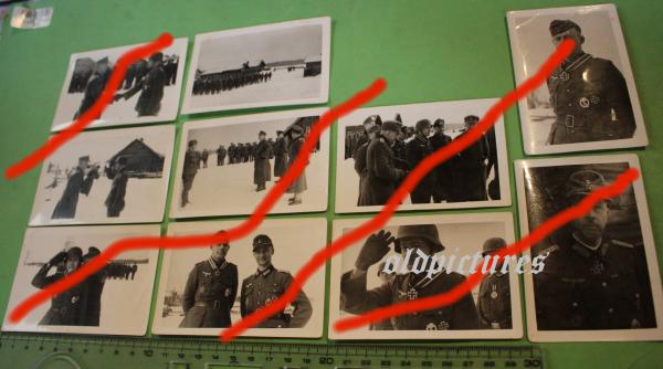 RK-Träger Oberfeldwebel Ludwig Schütte Feldverleihung 10 Fotos- Rarität