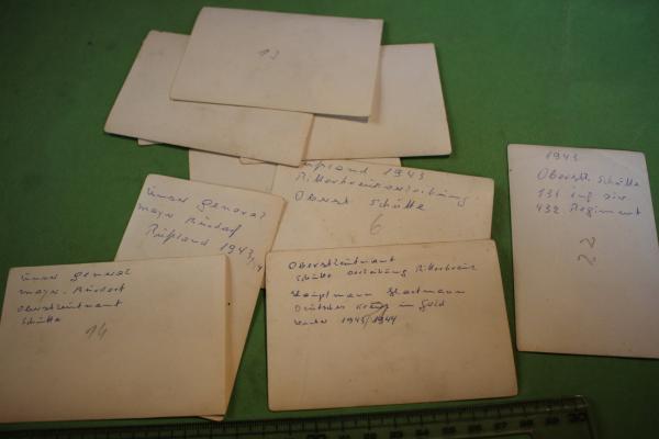 RK-Träger Oberfeldwebel Ludwig Schütte Feldverleihung 10 Fotos- Rarität