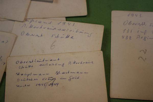 RK-Träger Oberfeldwebel Ludwig Schütte Feldverleihung 10 Fotos- Rarität