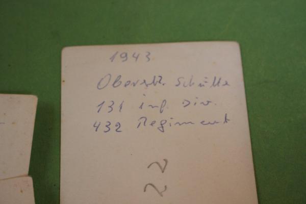 RK-Träger Oberfeldwebel Ludwig Schütte Feldverleihung 10 Fotos- Rarität