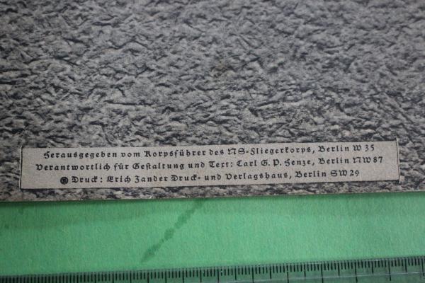 BROSCHÜRE NSFK FLIEGT , 1937, 16 S., 13 Abb