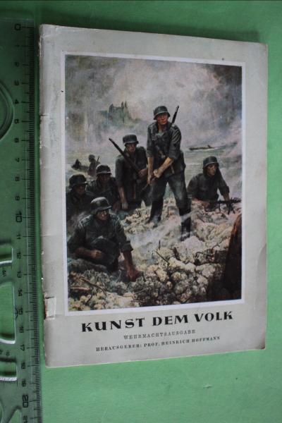Kunst dem Volk - Wehrmachtsausgabe - Deutsche Kunstausstellung München 1942 - Broschüre