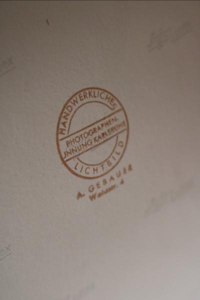 Gruppenfoto - Reichsarbeitsdienst großformatig - Lager Raum Karlsruhe