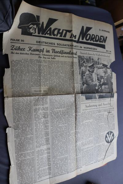 Frontseite  Soldatenblatt  Wacht im Norden  Ausgabe 30 - 1941