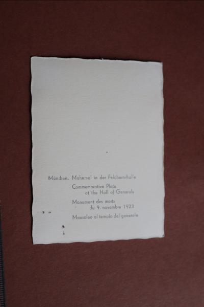 Kleinbildserienfoto - München Mahnmal in der Feldherrnhalle