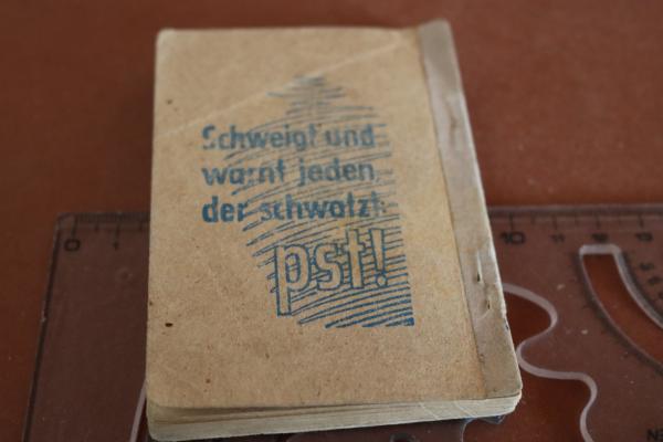 Wehrmachts Merkbuch 1945  selten