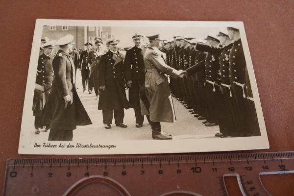 AK Der Führer bei den Ubootsbesatzungen - Wilhelmshaven