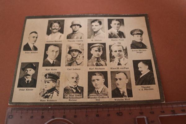 alter Ausschnitt - gefallene Putschisten Hitler-Ludendorff Putsch 1923