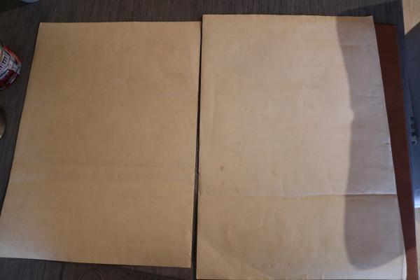 two large decorative certificates of a soldier in the 109th Infantry Regiment