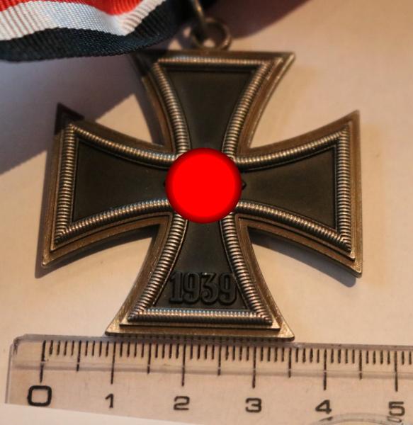 great old copy of a knight's cross with ribbon - collector's production?