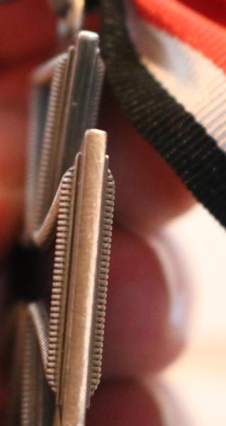 great old copy of a knight's cross with ribbon - collector's production?