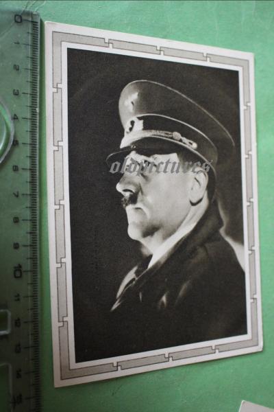 alte AK - Portrait A. Hitler mit Schirmmütze