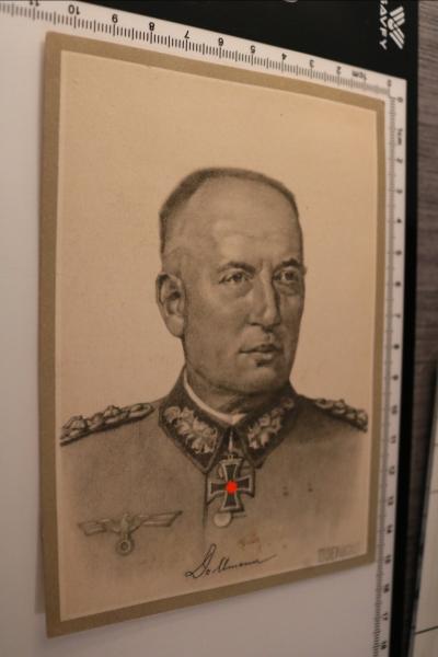 alte Postkarte - Portrait Generaloberst Dollmann