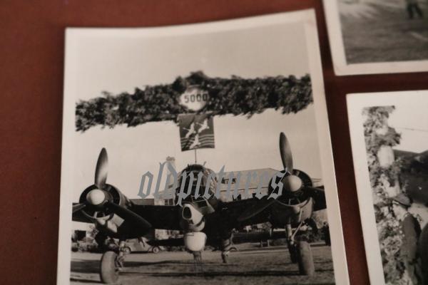 4 Fotos Hermann Hogeback bei Lehrgeschwader Frontverband III Gruppe 5000 Feindflug