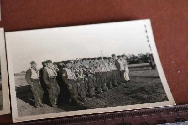 4 Fotos Hermann Hogeback bei Lehrgeschwader Frontverband III Gruppe 5000 Feindflug