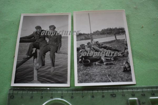zwei Fotos von SS Soldaten - SS-Rottenführer