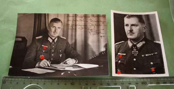 zwei neuzeitliche Abzüge Ritterkreuzträger und DKiG Träger