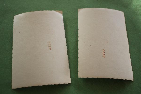 zwei alte Fotos -  Kapitulation ???  viele Generäle vers. Nationen, Ritterkreuzträger - Ort ?