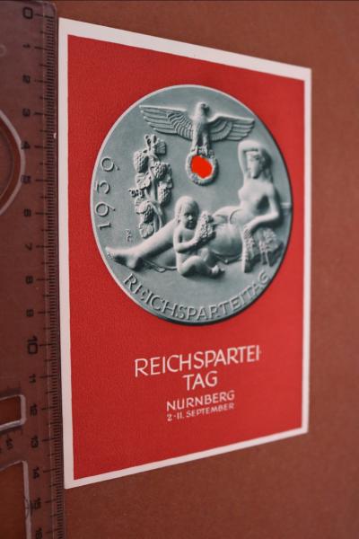 Postkarte Ganzsache - Reichsparteitag Nürnberg 1939