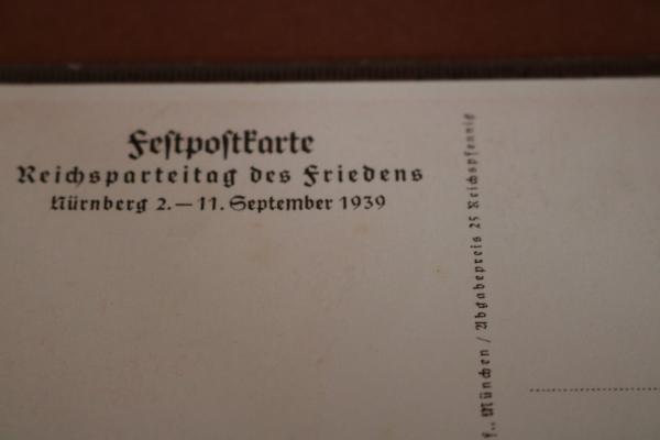 Postkarte Ganzsache - Reichsparteitag Nürnberg 1939