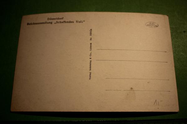 alte AK - Düsseldorf - Wasserspiele bei Nacht - Reichsaustellung Schaffendes Volk