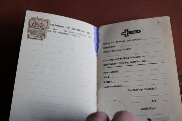 Mitgliedsbuch  Der Stahlhelm  - Kobulten Ortelsburg Ermland-Masuren 1931