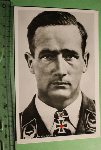 Portrait  Major Gordon Gollob AK - Photo Hoffmann