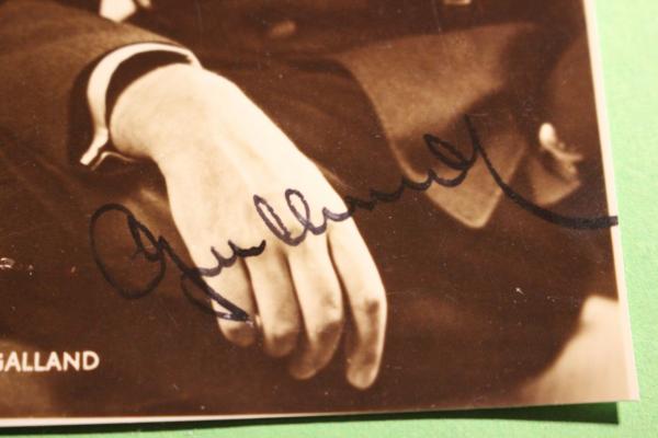 Portrait major general Adolf Galland - modern print