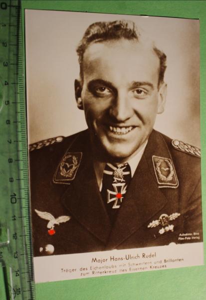 Portrait Major Hans-Ulrich Rudel - neuzeitlicher Abzug