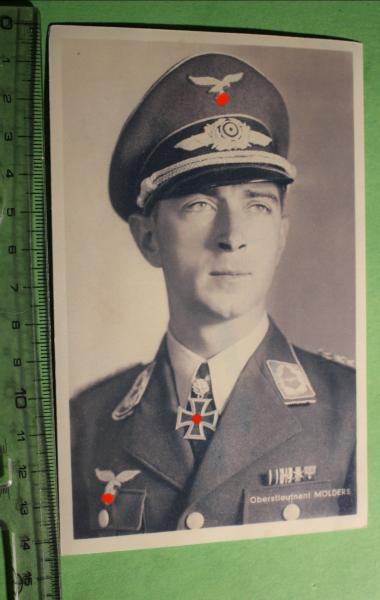 Portrait Lieutenant Colonel Mölders - modern print