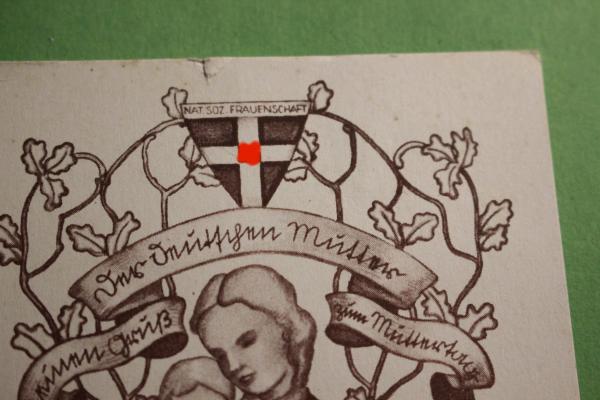 Muttertagsgruß - Druck der NS Frauenschaft