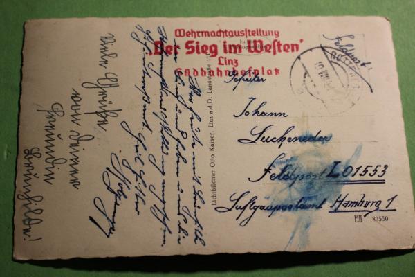 AK - Wehrmachtsausstellung "Der Sieg im Westen" Linz
