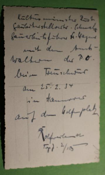 original Foto - Kultusminister Rust, Gaurarbeitsführer usw. beim Treueschwur 1934