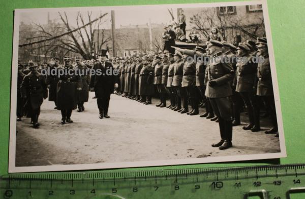 original Foto - S.A. Führer Ernst Röhm bei Parade 1934 - Stahlhelmbund