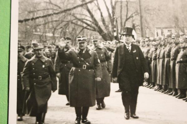 original Foto - S.A. Führer Ernst Röhm bei Parade 1934 - Stahlhelmbund