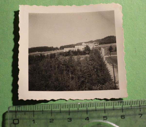 original Foto - Gebäude der SS ?? - SS Fahne