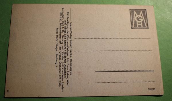 Liedkarte - Es steht ein Soldat am Wolgastrand