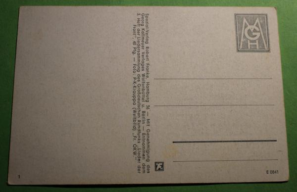 Liedkarte - Das deutsche U-Bootlied