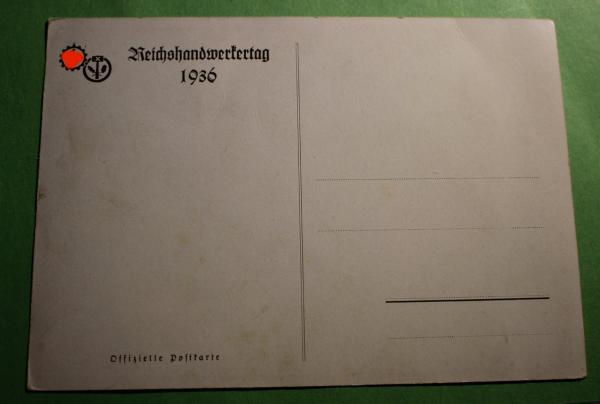 alte AK - Reichshandwerkertag 1936 - Arbeit und Ehre