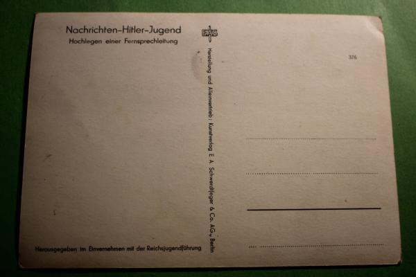 Nachrichten-HJ - Hochlegen einer Fernsprechleitung