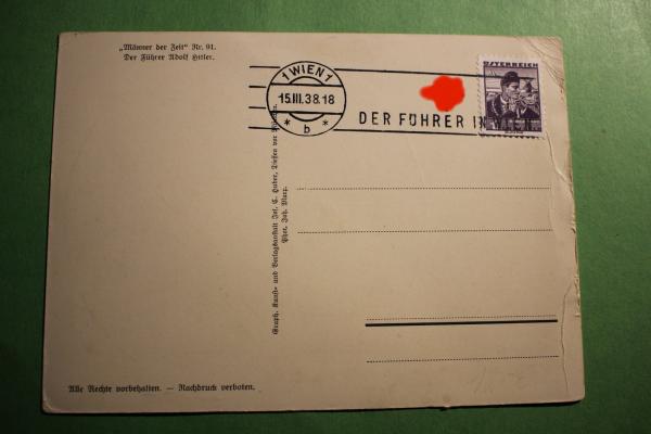 alte AK - Männer der Zeit Nr. 91 - Portrait A. Hitler